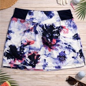PGA Tour Golf Skort Women’s Large Floral Athletic Tennis Pickleball Skort NWT